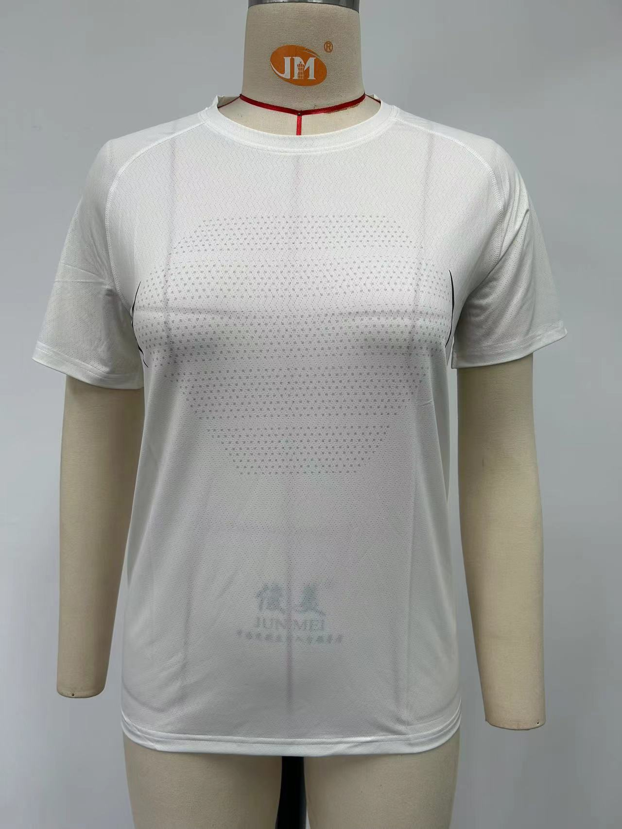 White customizable athletic t-shirt