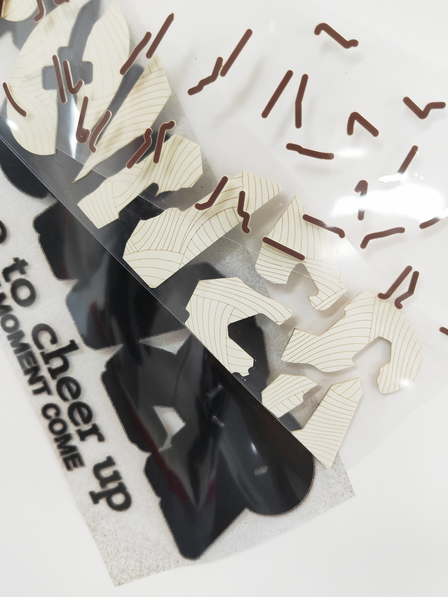 Men's sweater features a unique printing technique