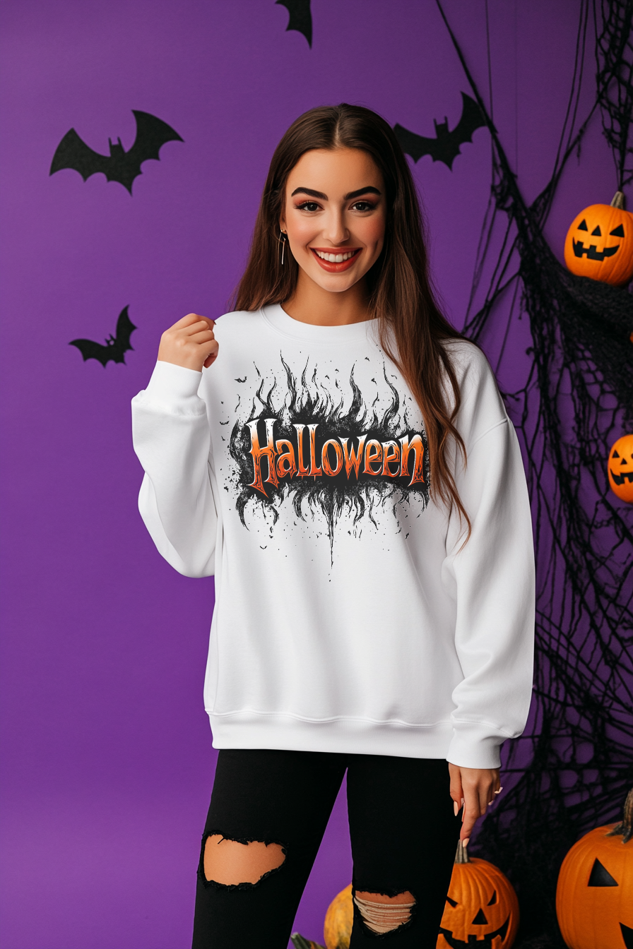 Ladies' Halloween sweatshirt