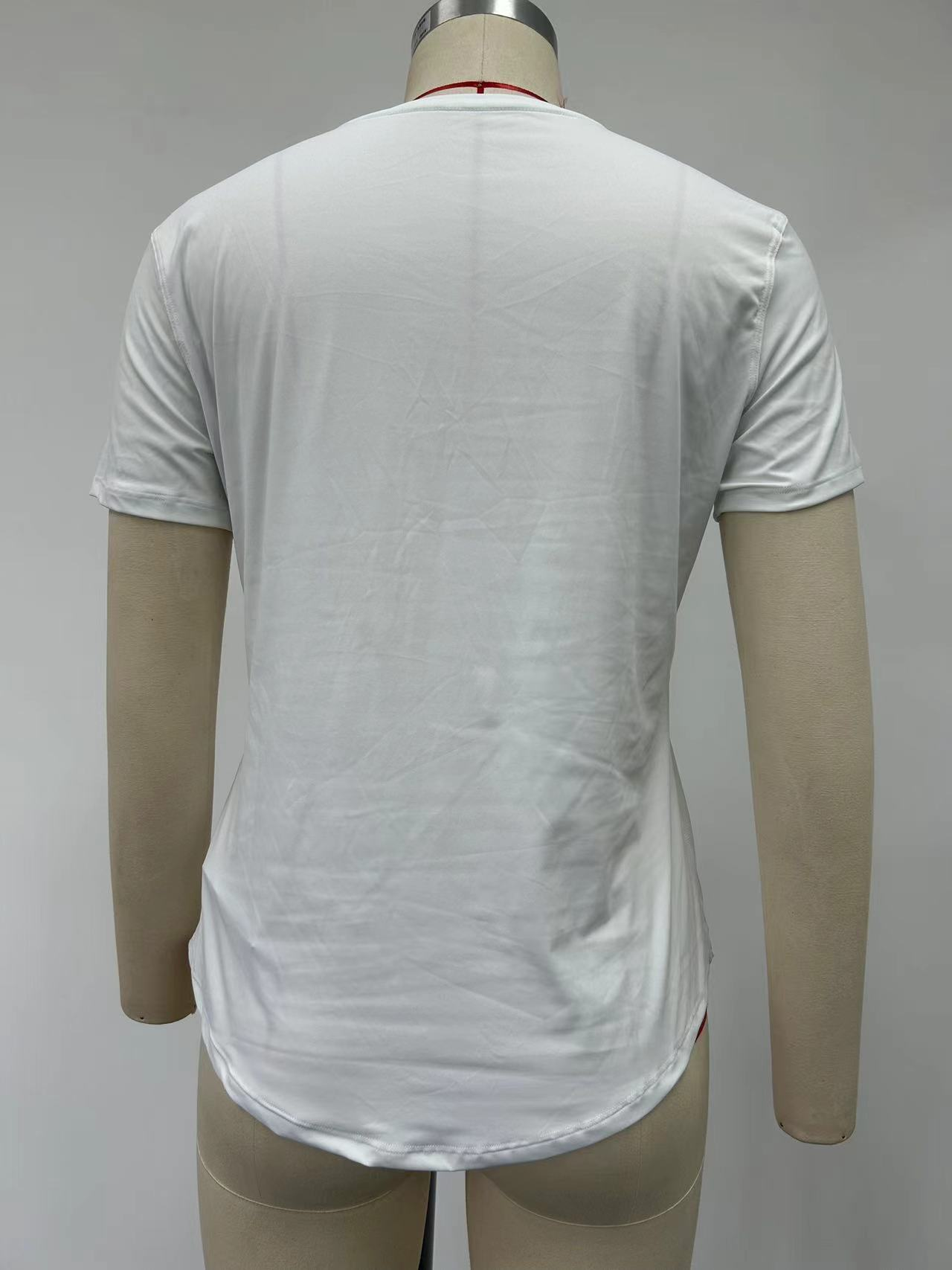 White sporty T-shirt