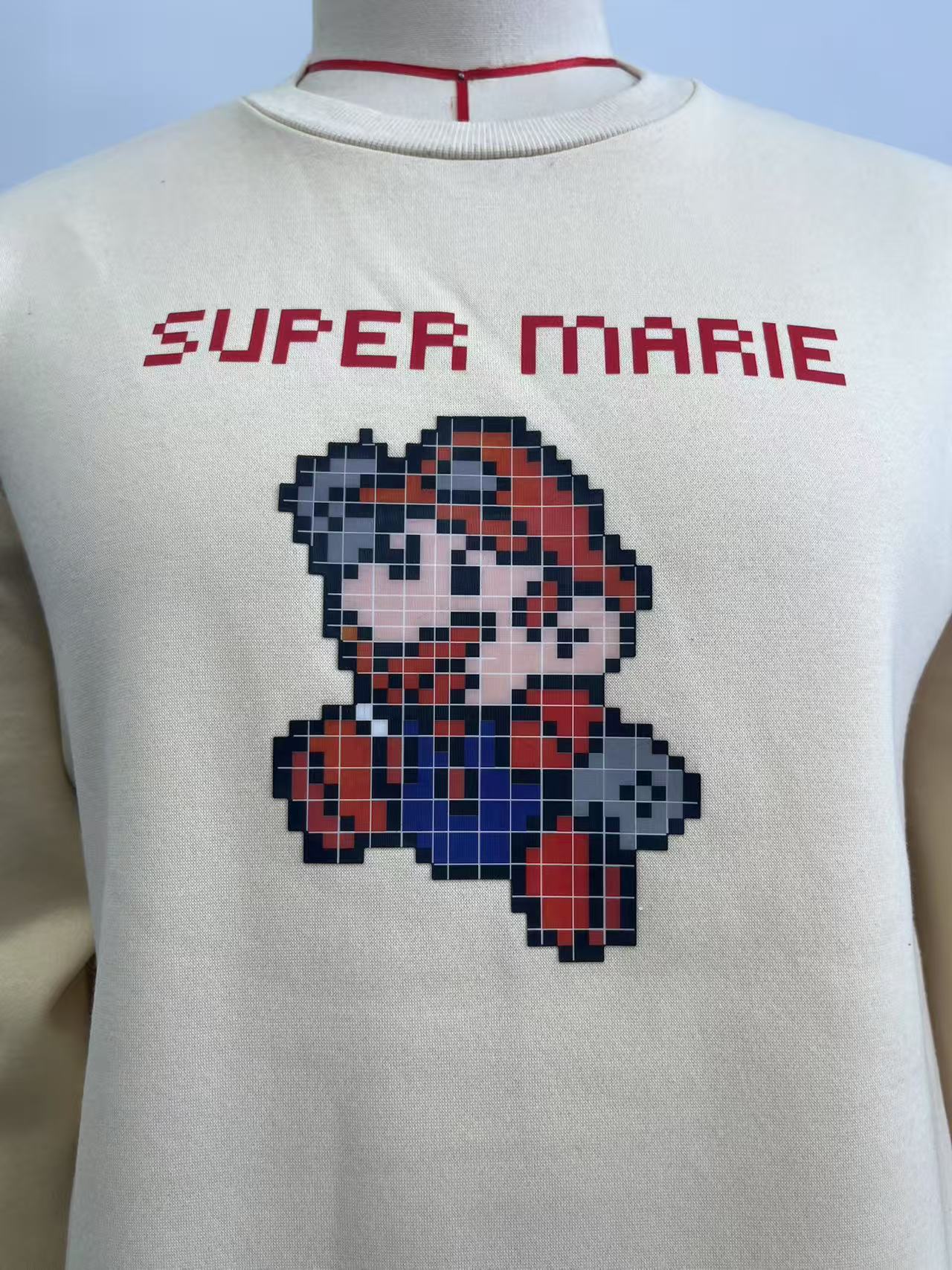 Men's cartoon print sweatershirt