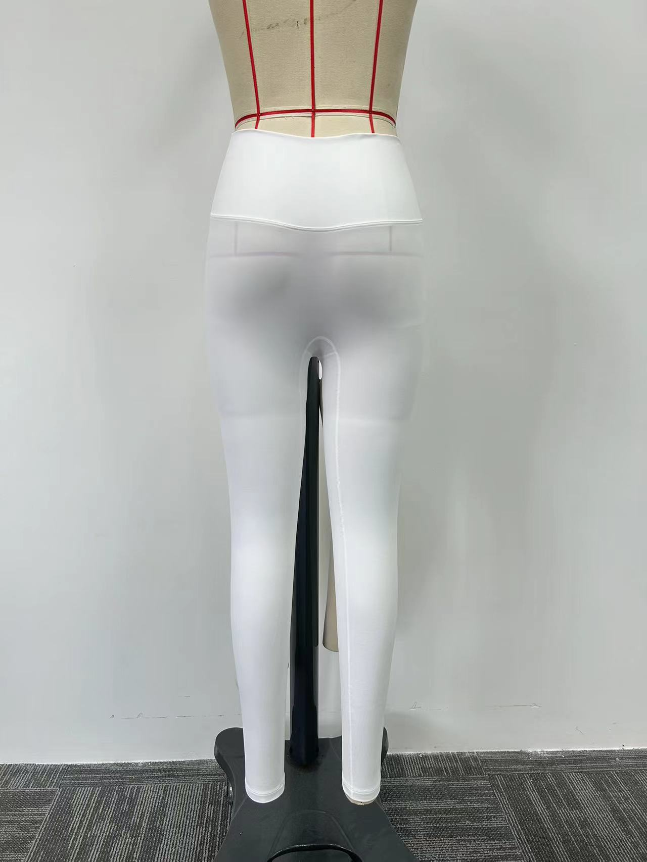 White yoga pants