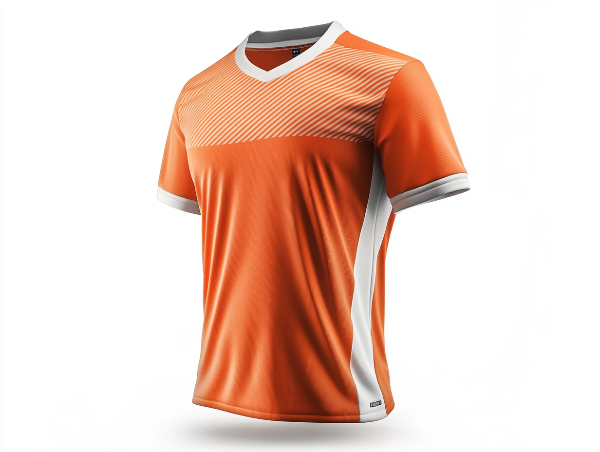 Orange sports jersey