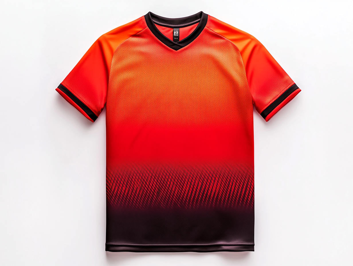 Red Contrast Men's Sports jersey