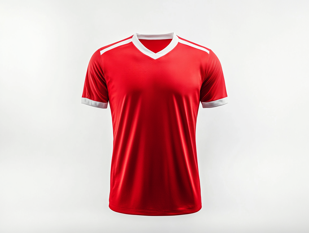 Red Contrast Men's Sports jersey