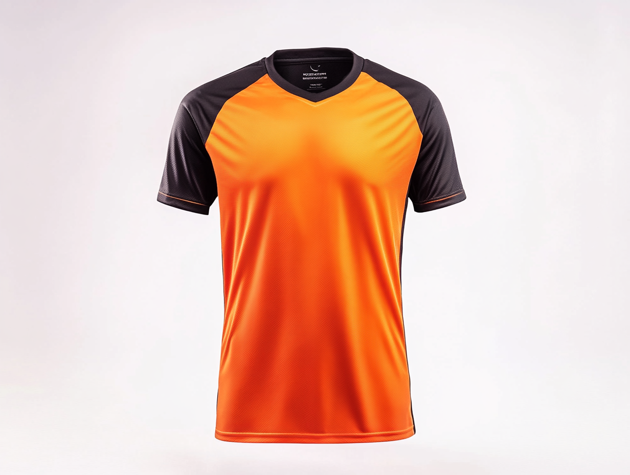 Orange sports jersey
