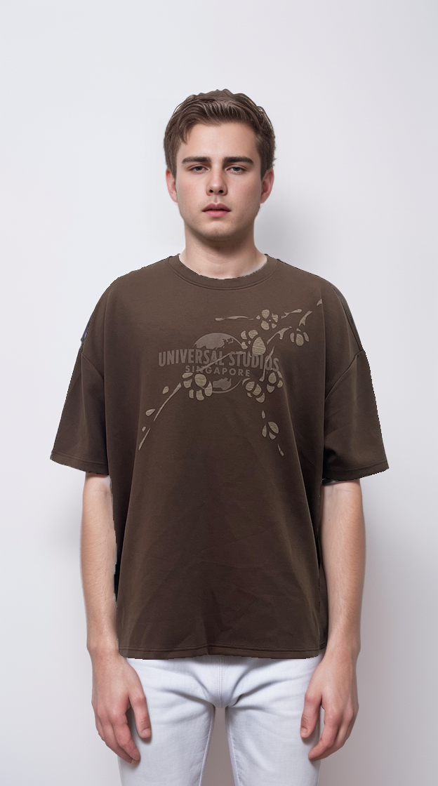 T-shirt features a unique laser printing technique