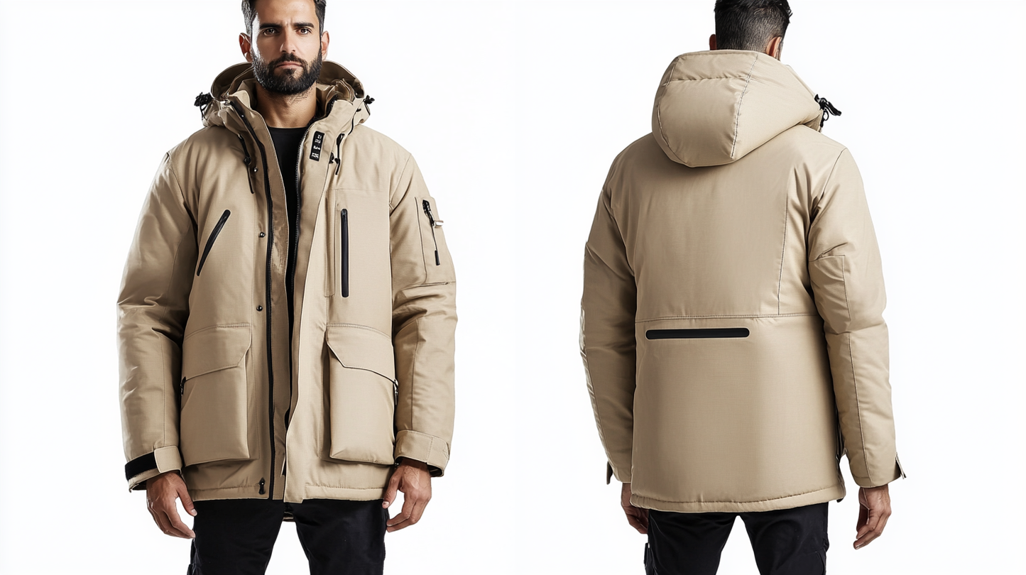 Men's Military-Inspired Parka