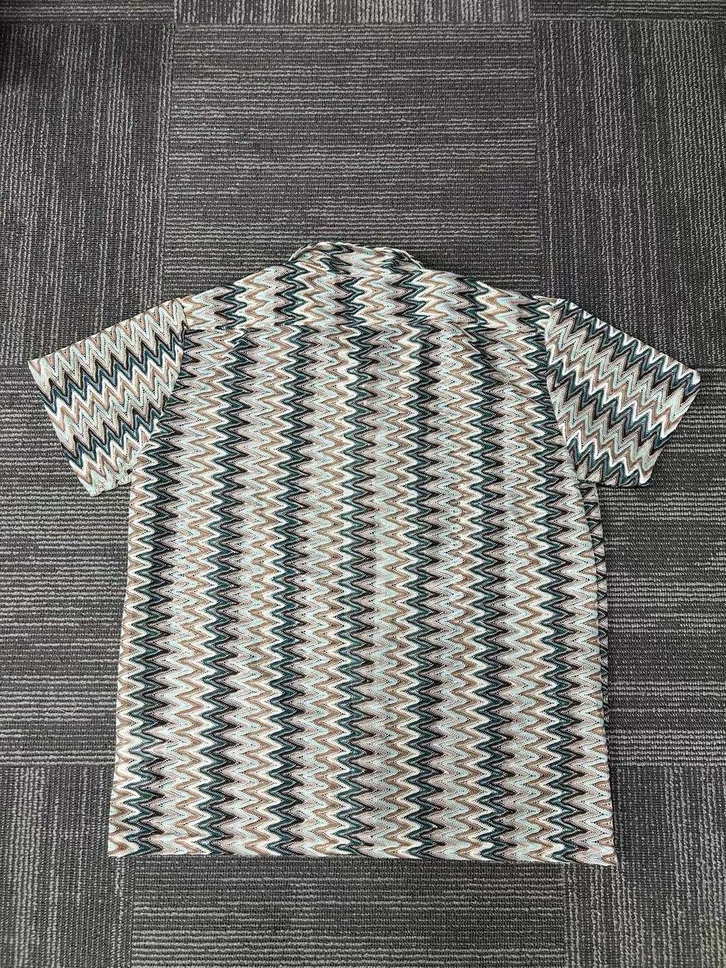 Striped Men's Short Sleeve Shirt
