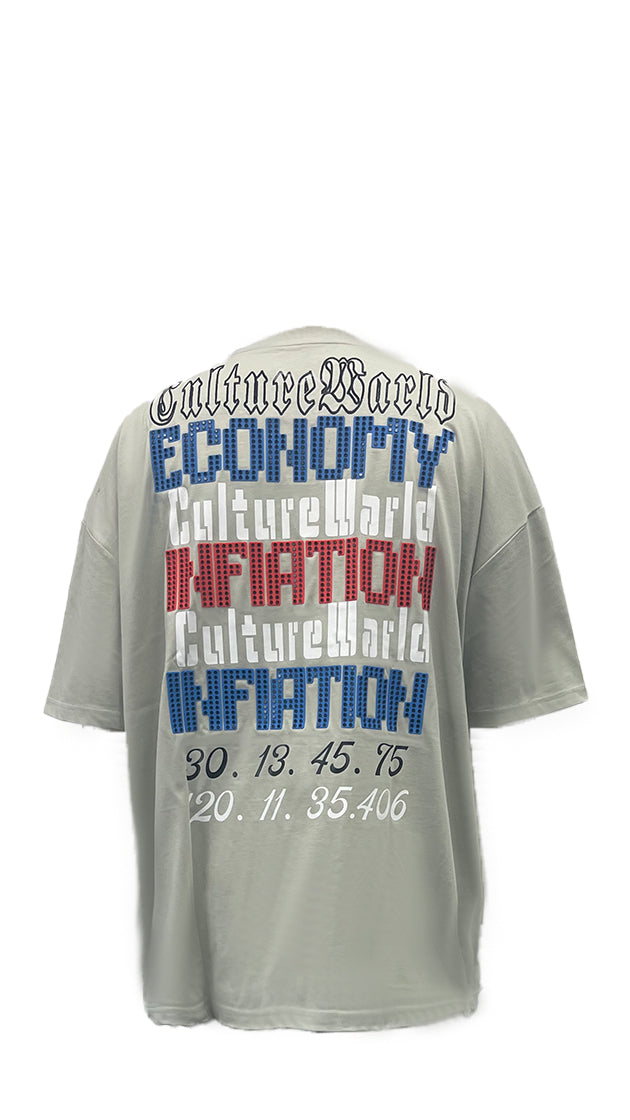 Men's t-shirt features a unique LEGO-inspired alphabet print