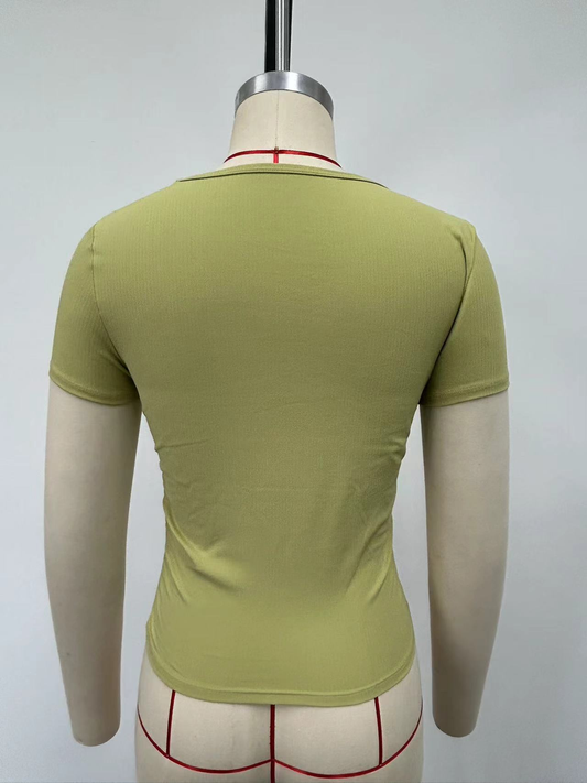 Green sport t-shirt