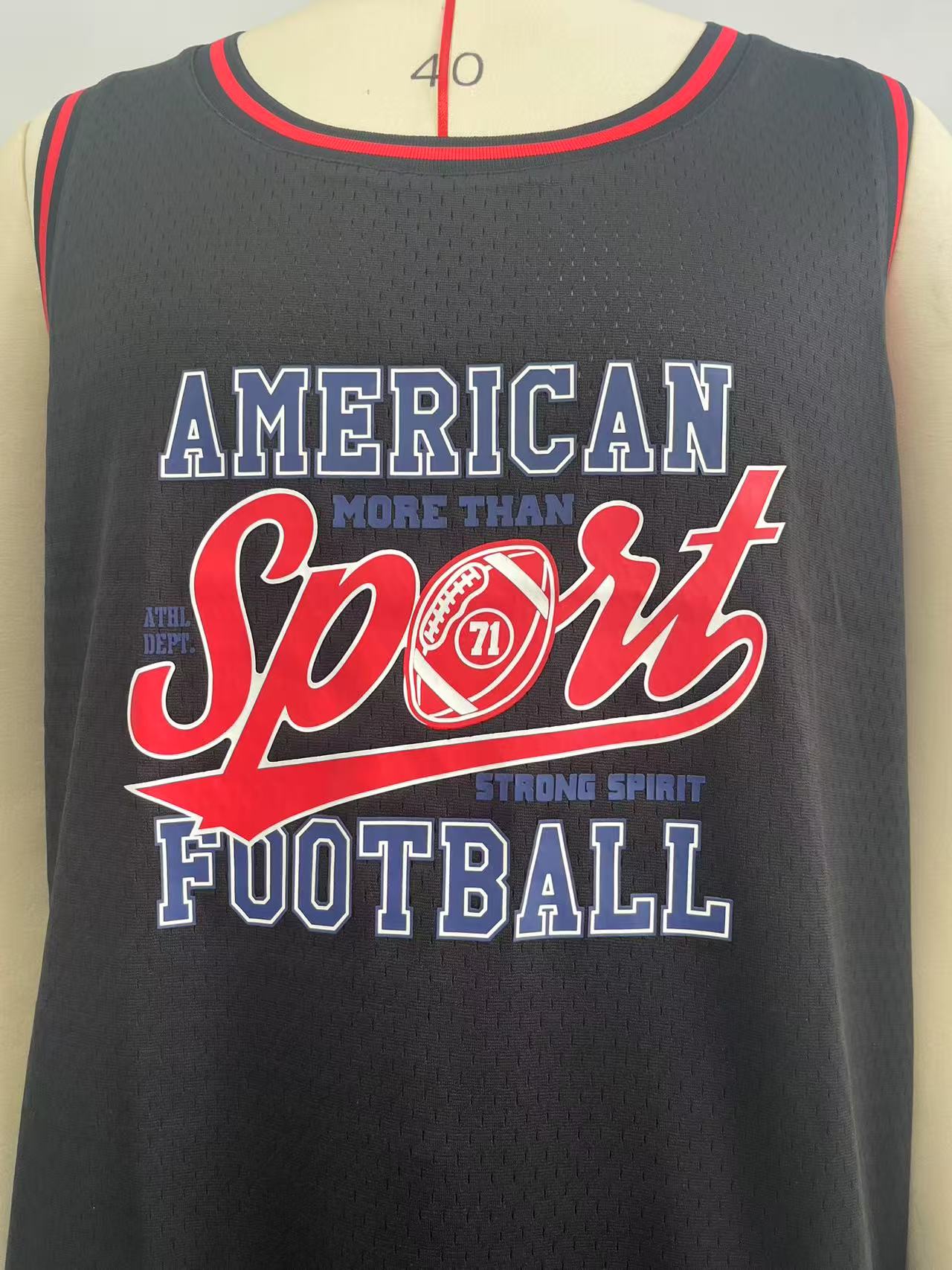 Mash fabric print sport top tank