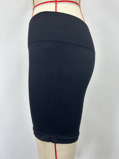 Black yoga shorts