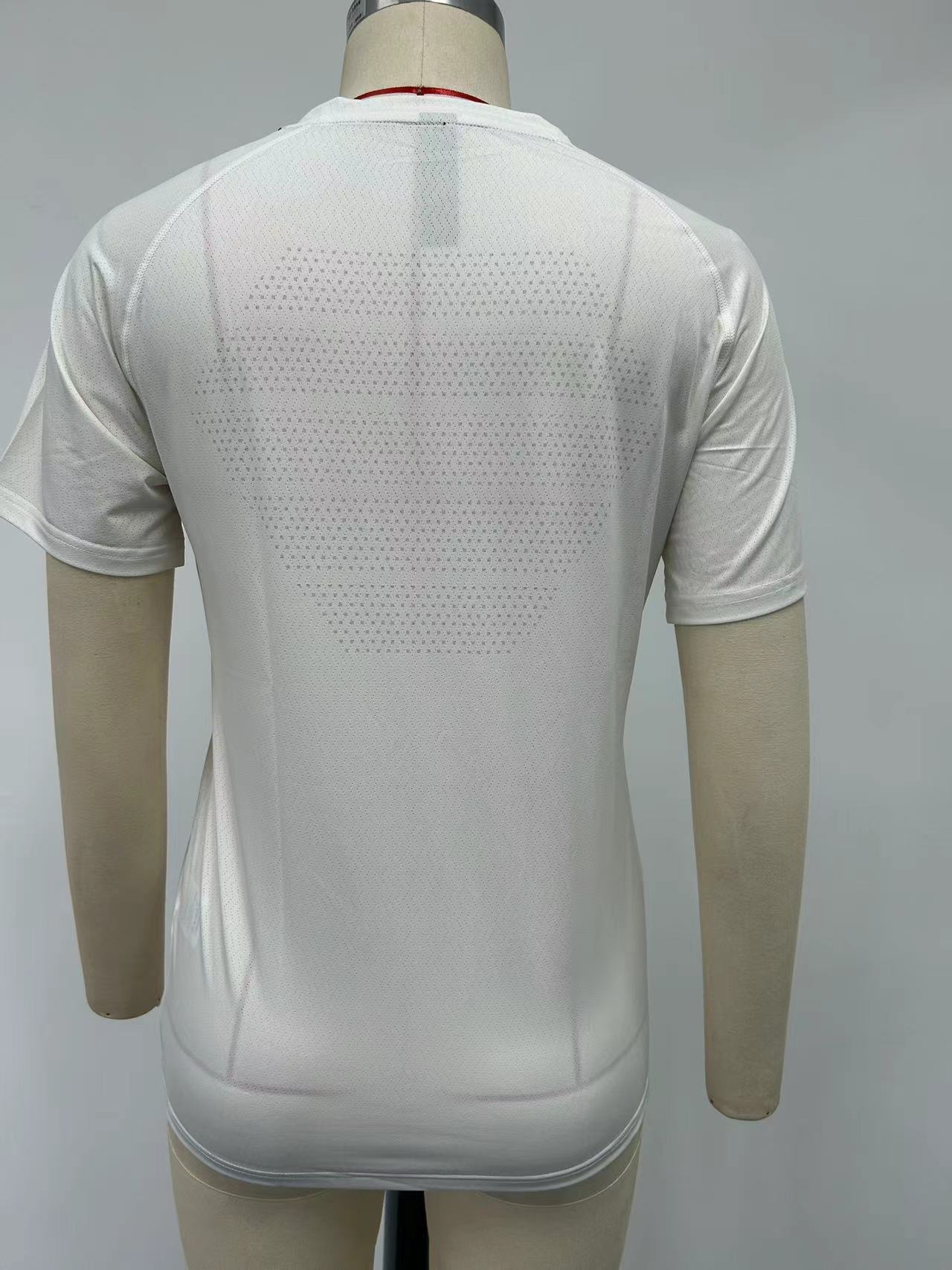 White customizable athletic t-shirt