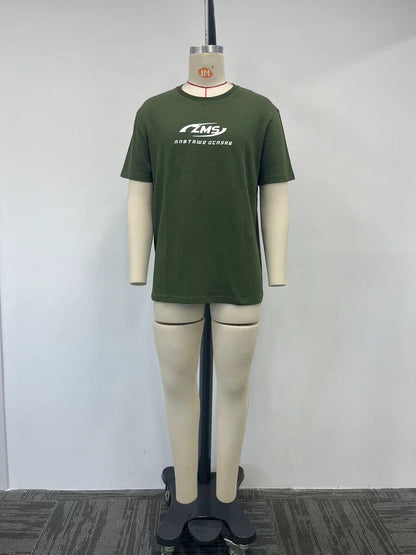 men's green t-shirt
