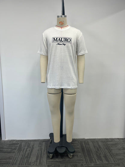 White printed t-shirt
