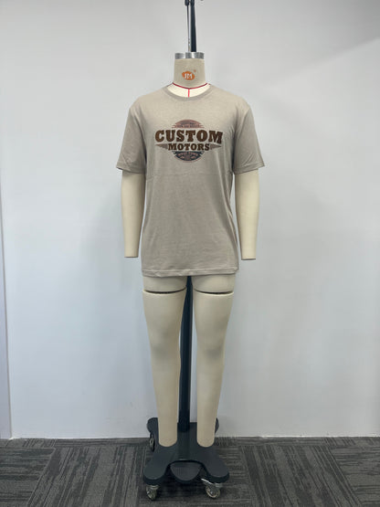 Multi-craft reversible printed T-shirt