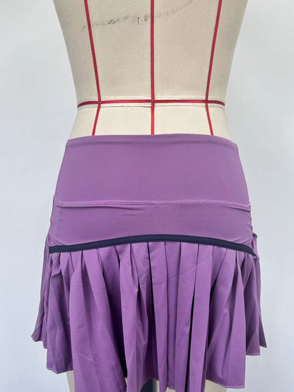 Purple swim skirt