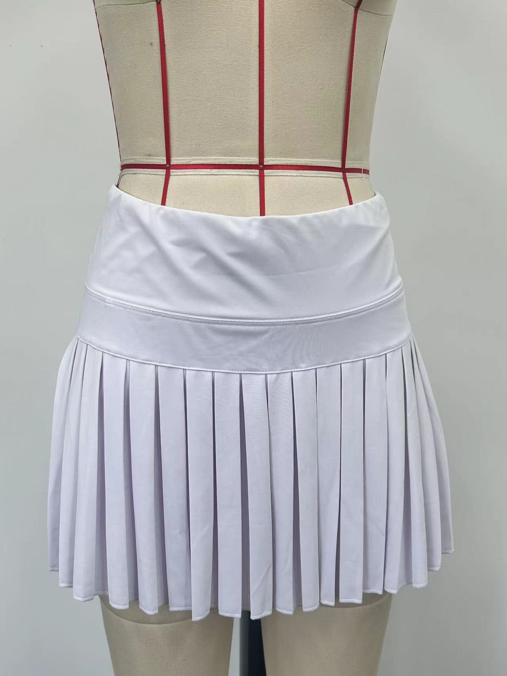 Purple swim skirt