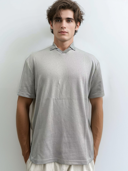 Men's POLO mesh fabric