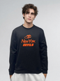 Men's silicone printed sweatshirt