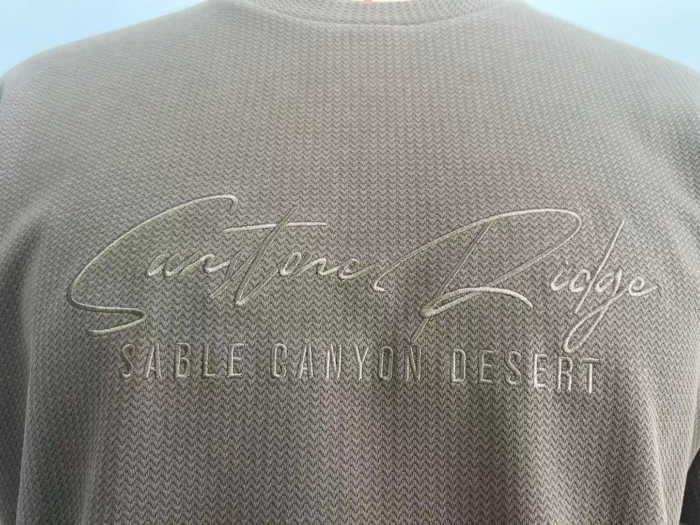 Jacquard fabric men T-shirt