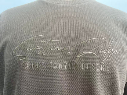 Jacquard fabric men T-shirt