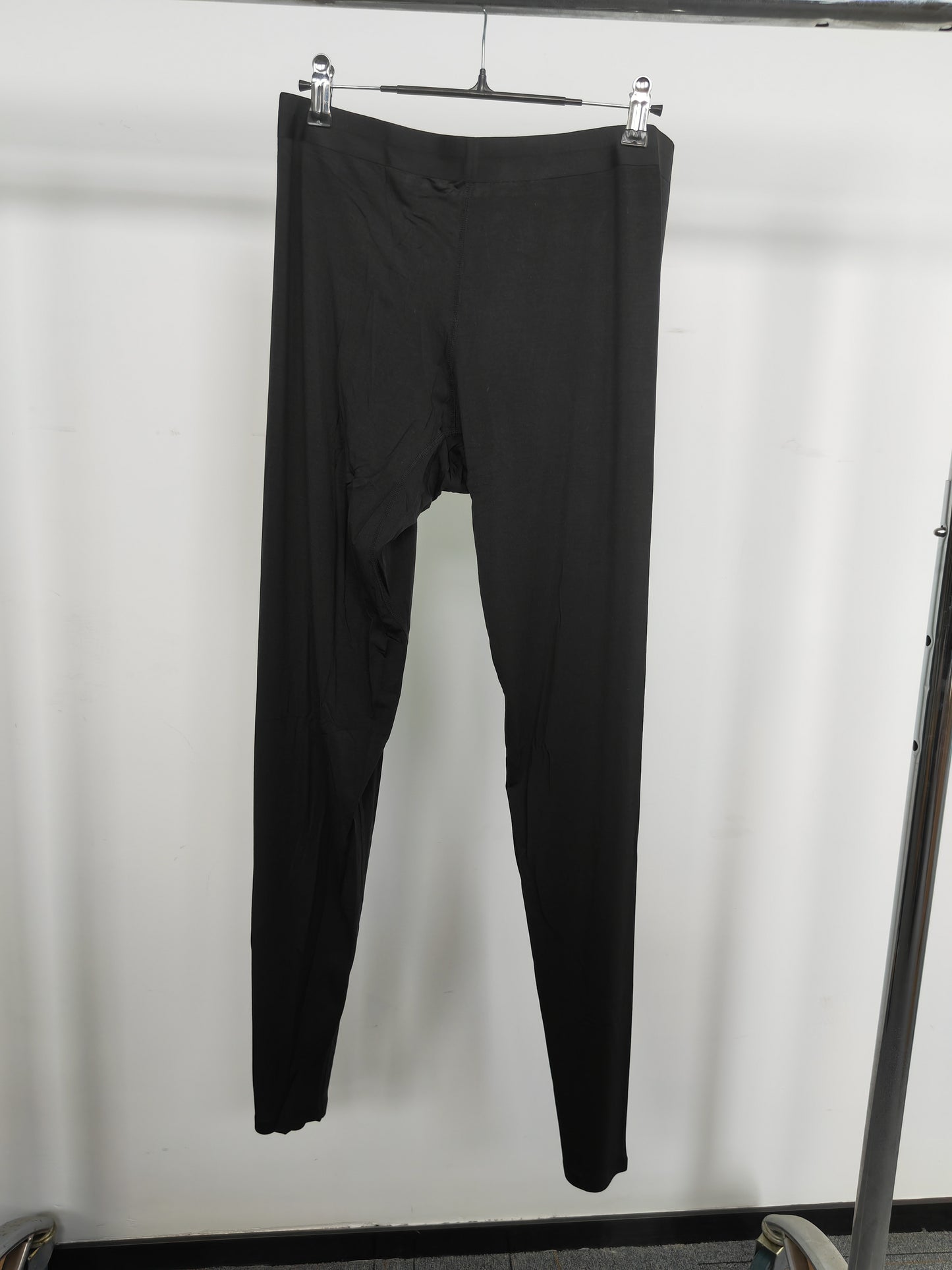 Men's black long-sleeved modal pajama set