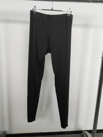 Men's black long-sleeved modal pajama set