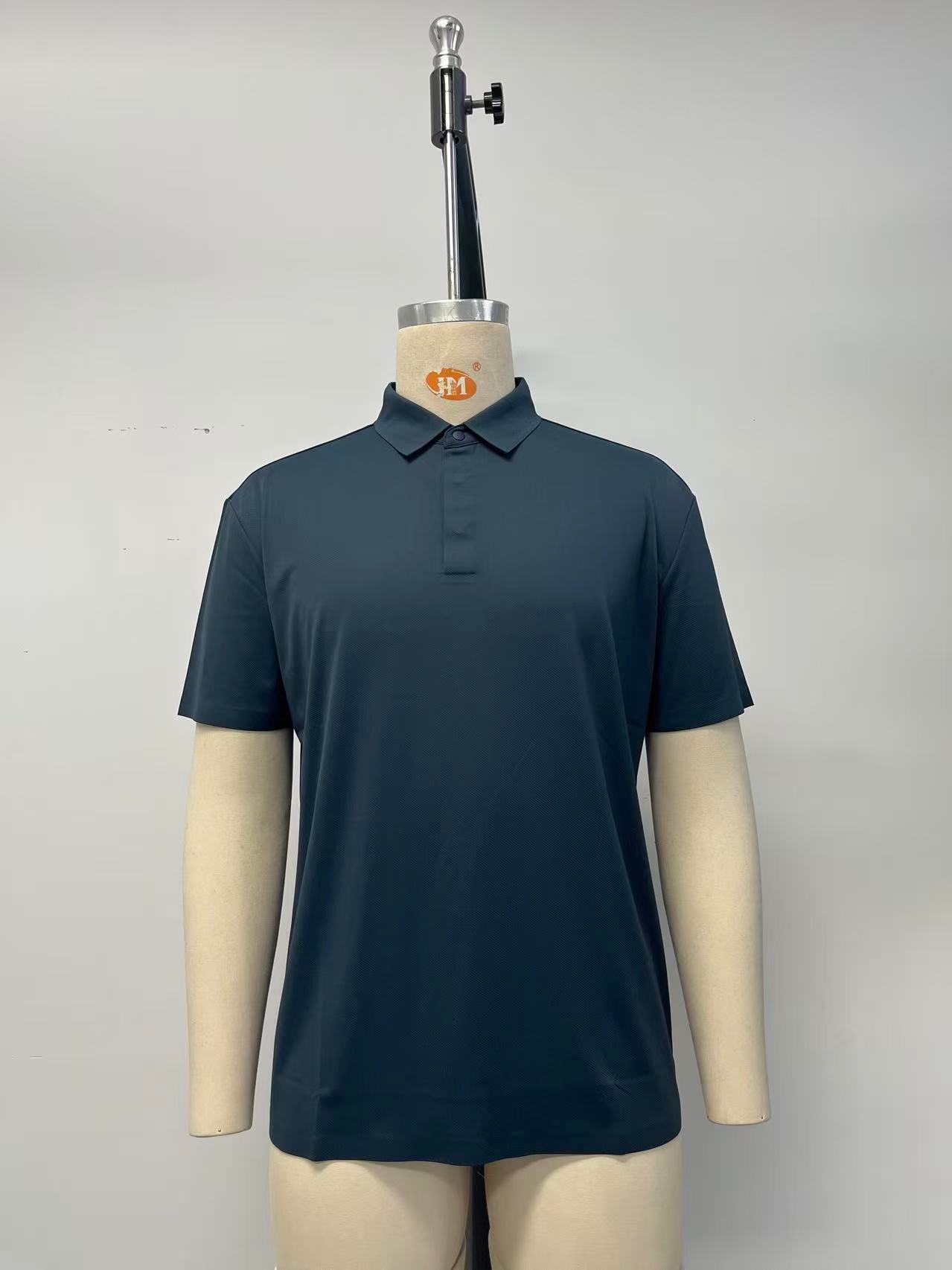 Seamless Men's Polo Short-Sleeved Shirt