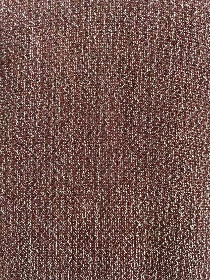 Men's dark red POLO short-sleeved shirt with jacquard fabric