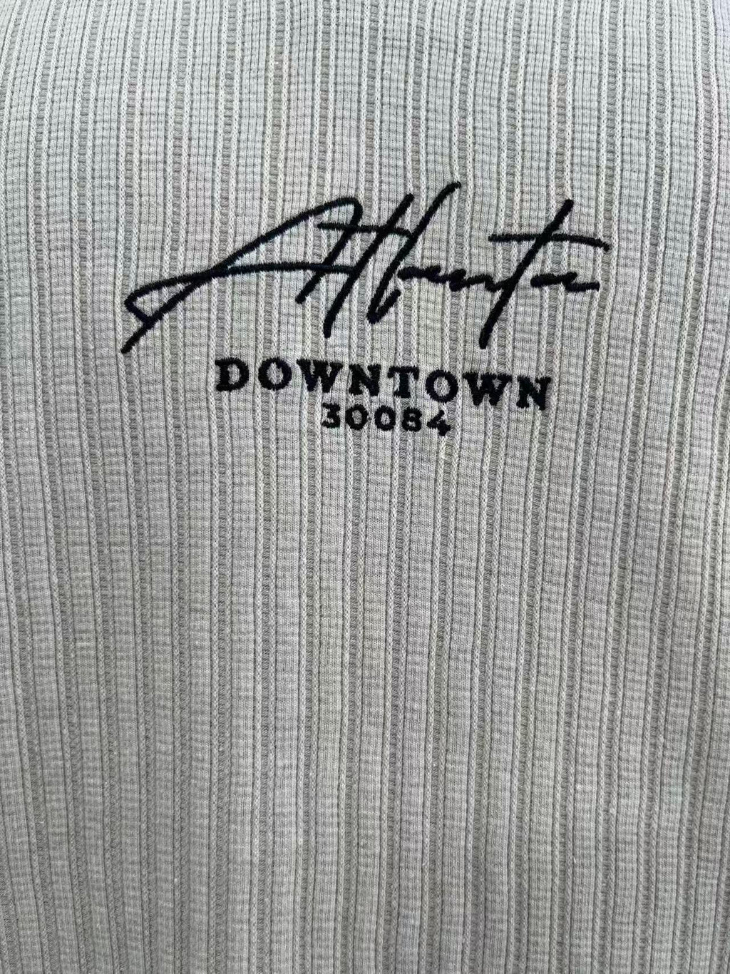 Men's beige POLO short-sleeved shirt with jacquard fabric