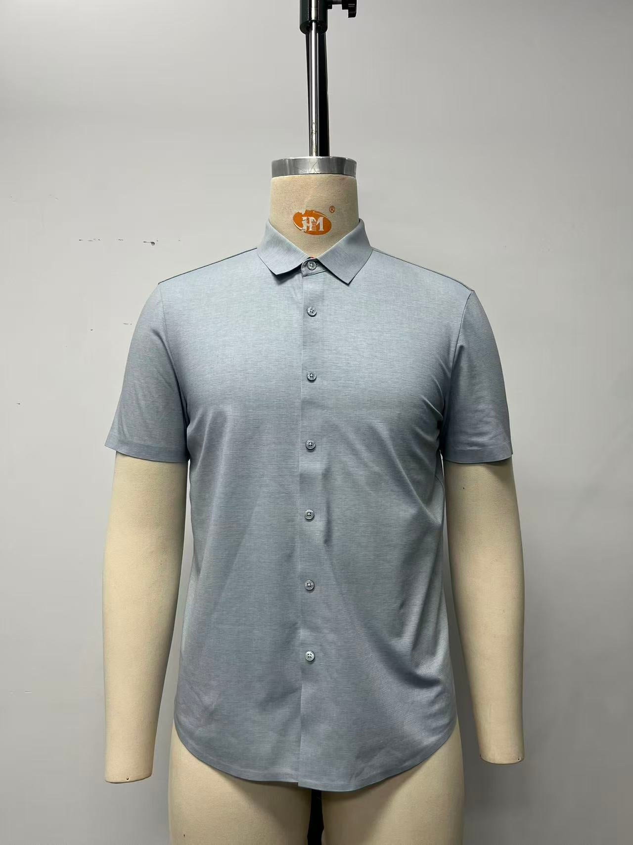 Seamless Men's Short-Sleeved Shirt
