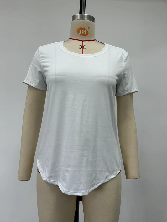 White sporty T-shirt