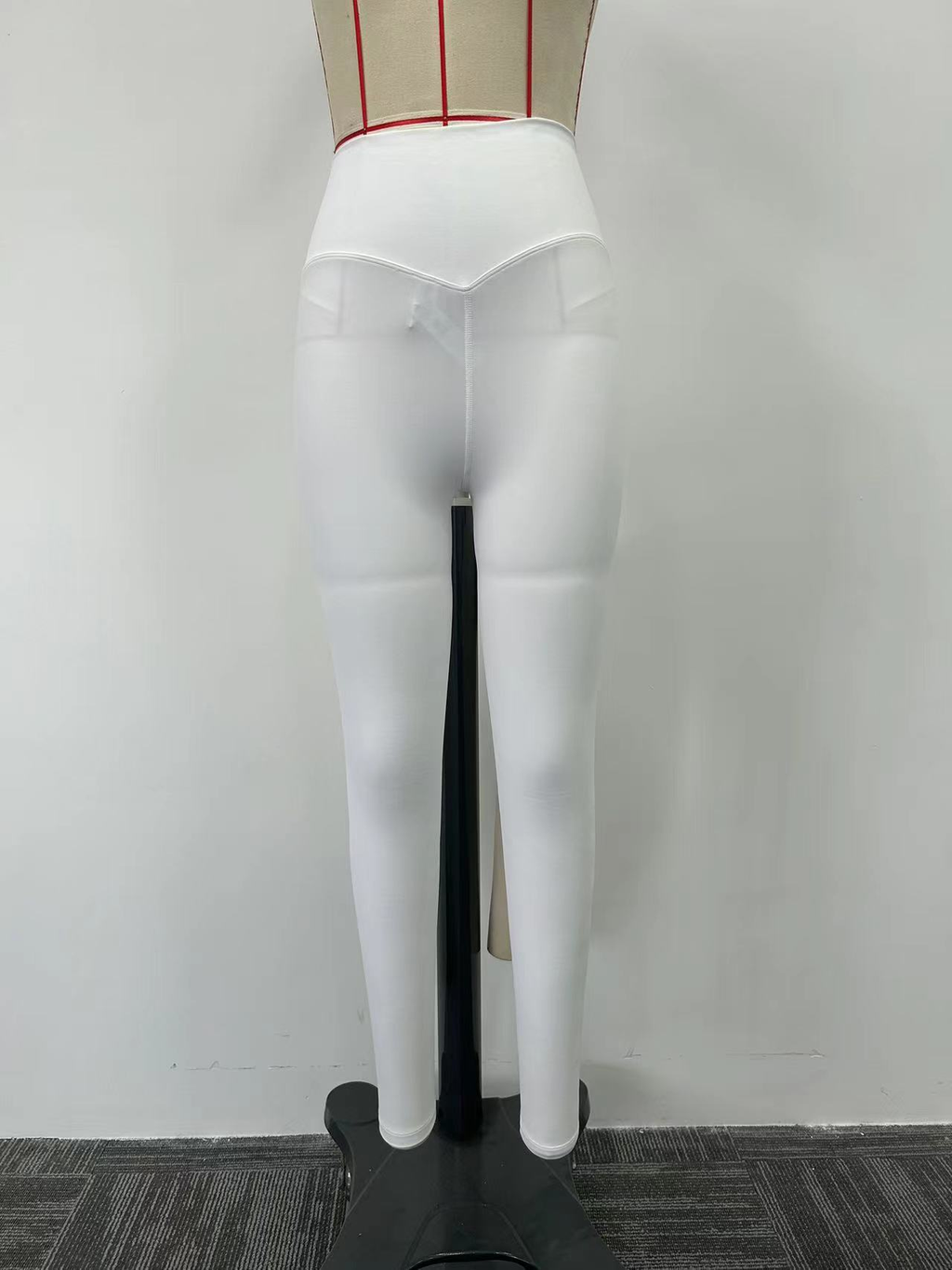 White yoga pants
