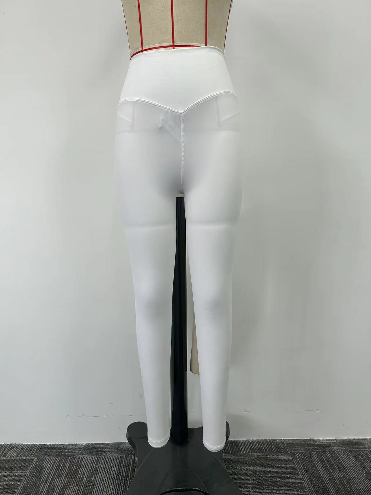 White yoga pants