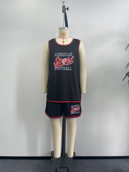 Mash fabric print sport top tank