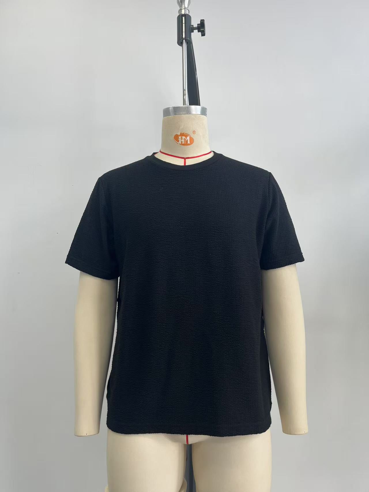 T-shirt with floral pattern texture