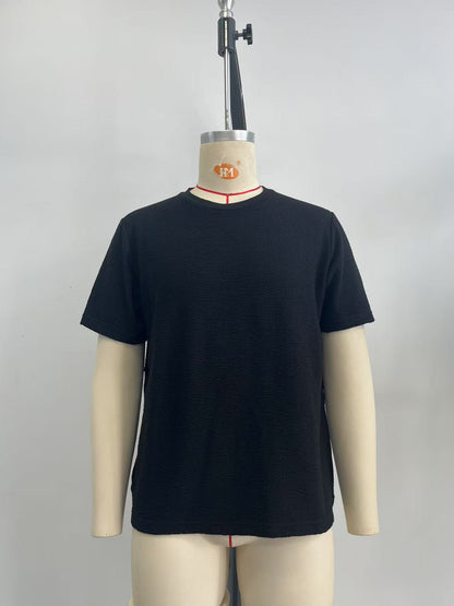 T-shirt with floral pattern texture