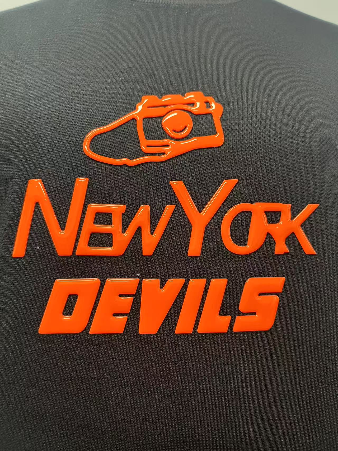 Men's silicone printed sweatshirt