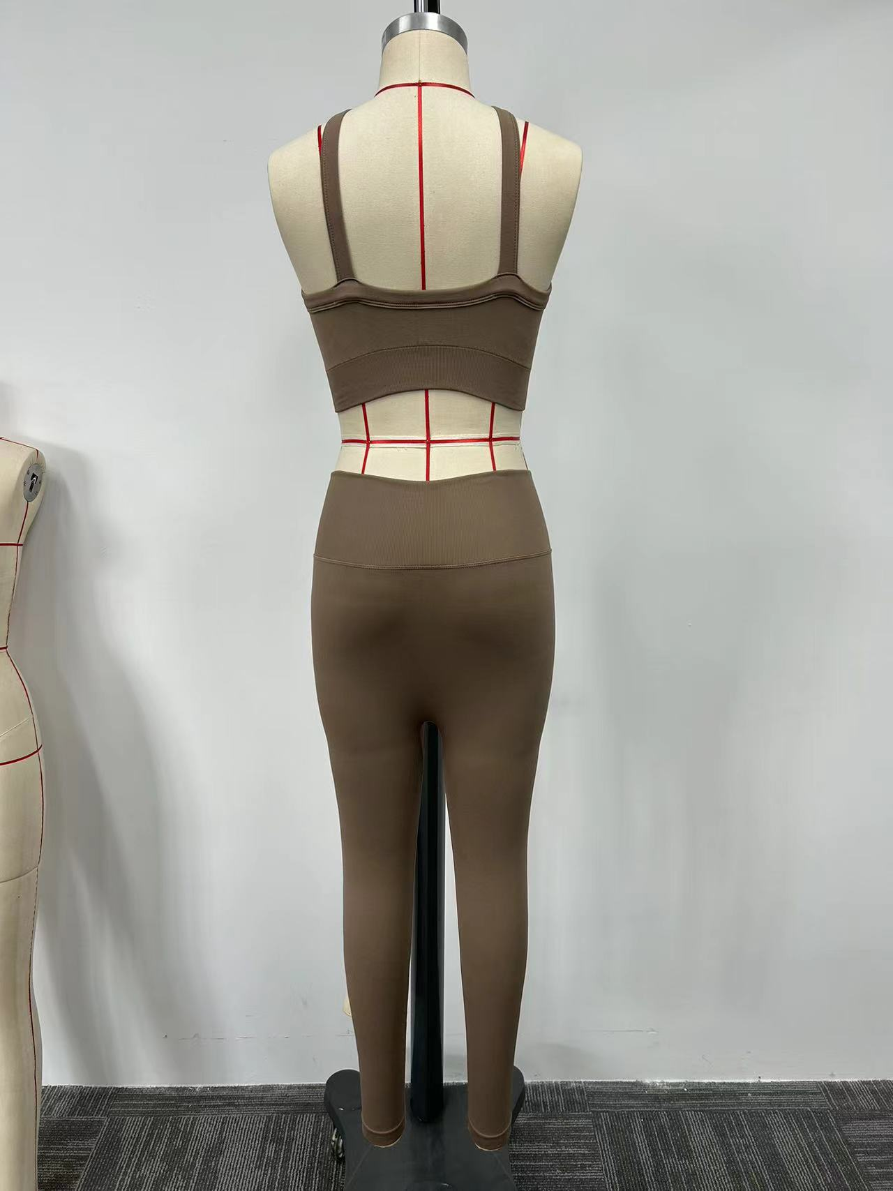 Brown yoga set