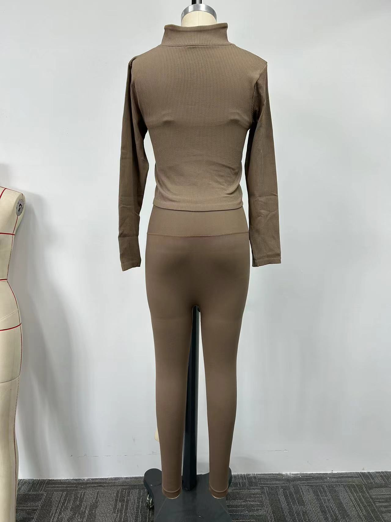 Brown yoga set