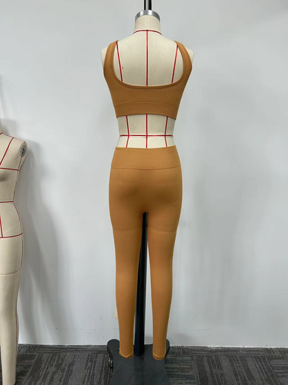 Orange Yoga Set