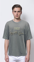 Laser-engraved T-shirt, with thick printing and embroidery