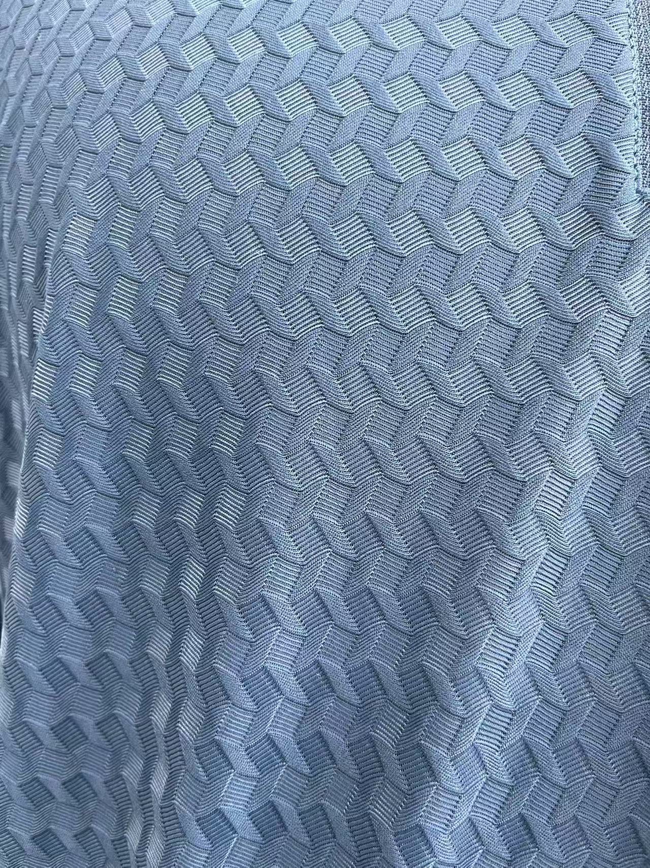 Men's POLO fabric with jacquard pattern