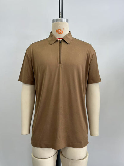 Men's jacquard polo shirt