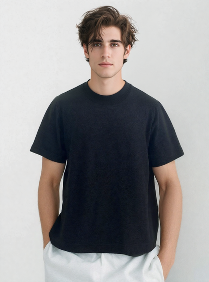 T-shirt with floral pattern texture