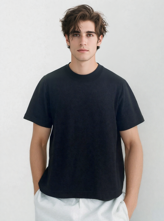 T-shirt with floral pattern texture