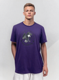 Purple tshirt with eafle print