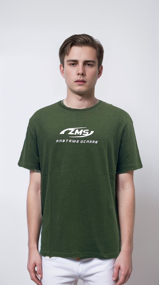 men's green t-shirt
